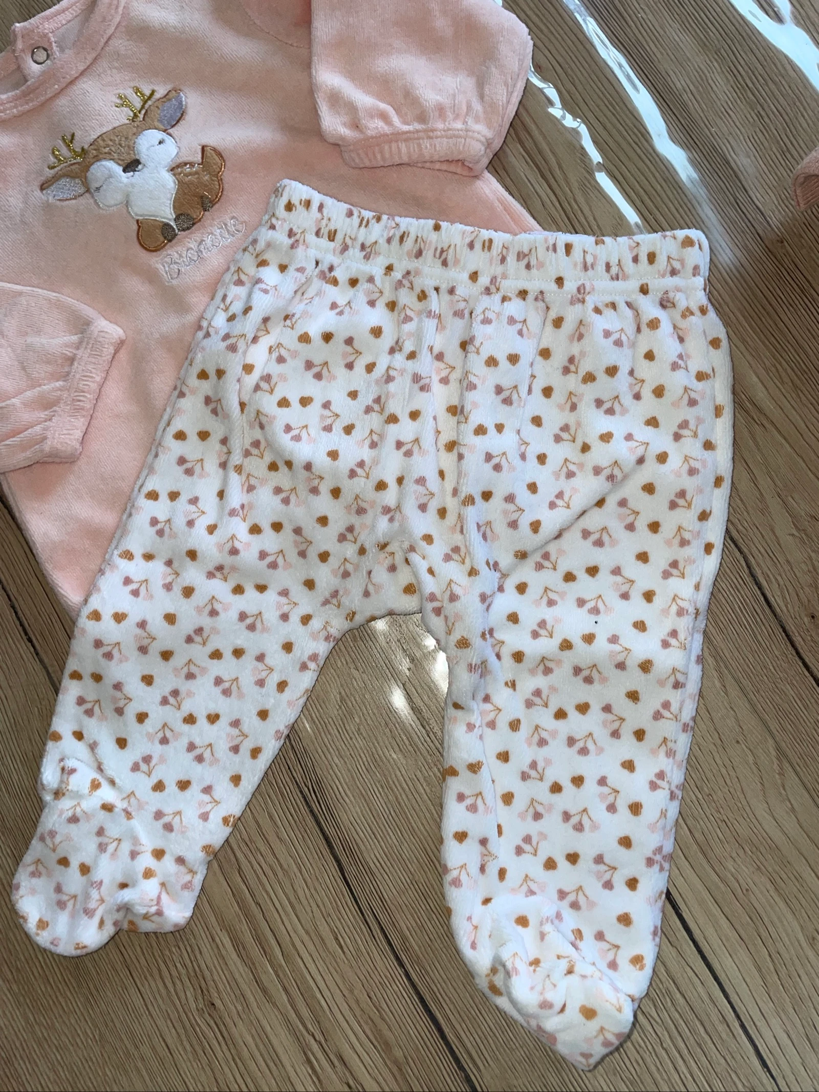 Pyjama 2 pièces 3 mois 59 cm mes petits cailloux  – photo 4